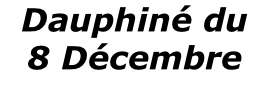 Dauphiné du  8 Décembre 2014
